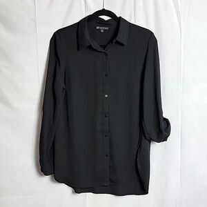 🖤5/$20🖤 ADRIANNA PAPELL.. black oversized blouse..